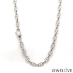 Load image into Gallery viewer, 5mm Designer Linked Platinum Chain for Men JL PT CH 1281-A
