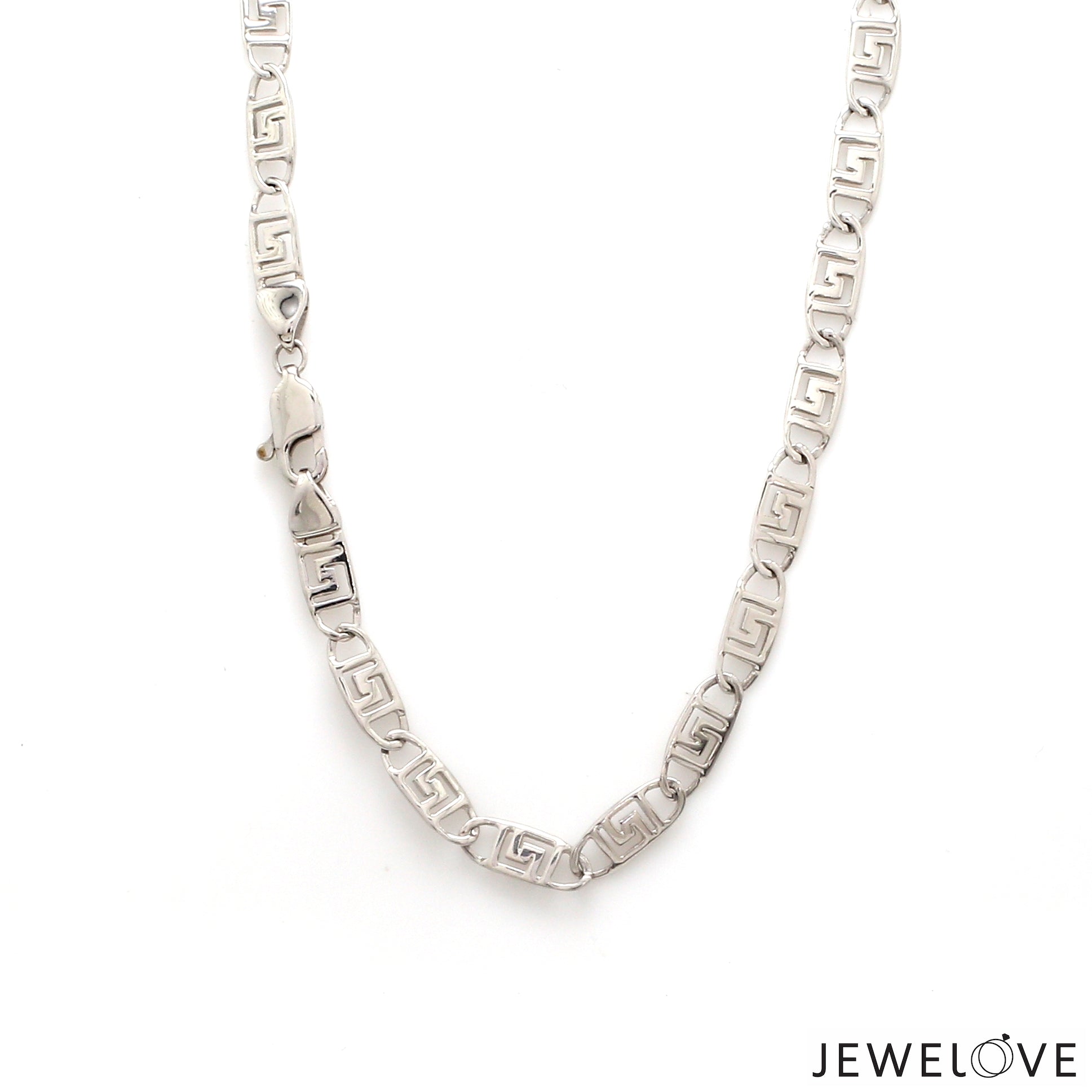 5.25mm Designer Linked Platinum Chain for Men JL PT CH 1282   Jewelove.US