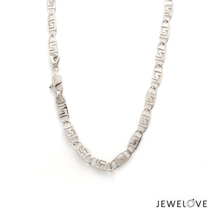 5.25mm Designer Linked Platinum Chain for Men JL PT CH 1282   Jewelove.US