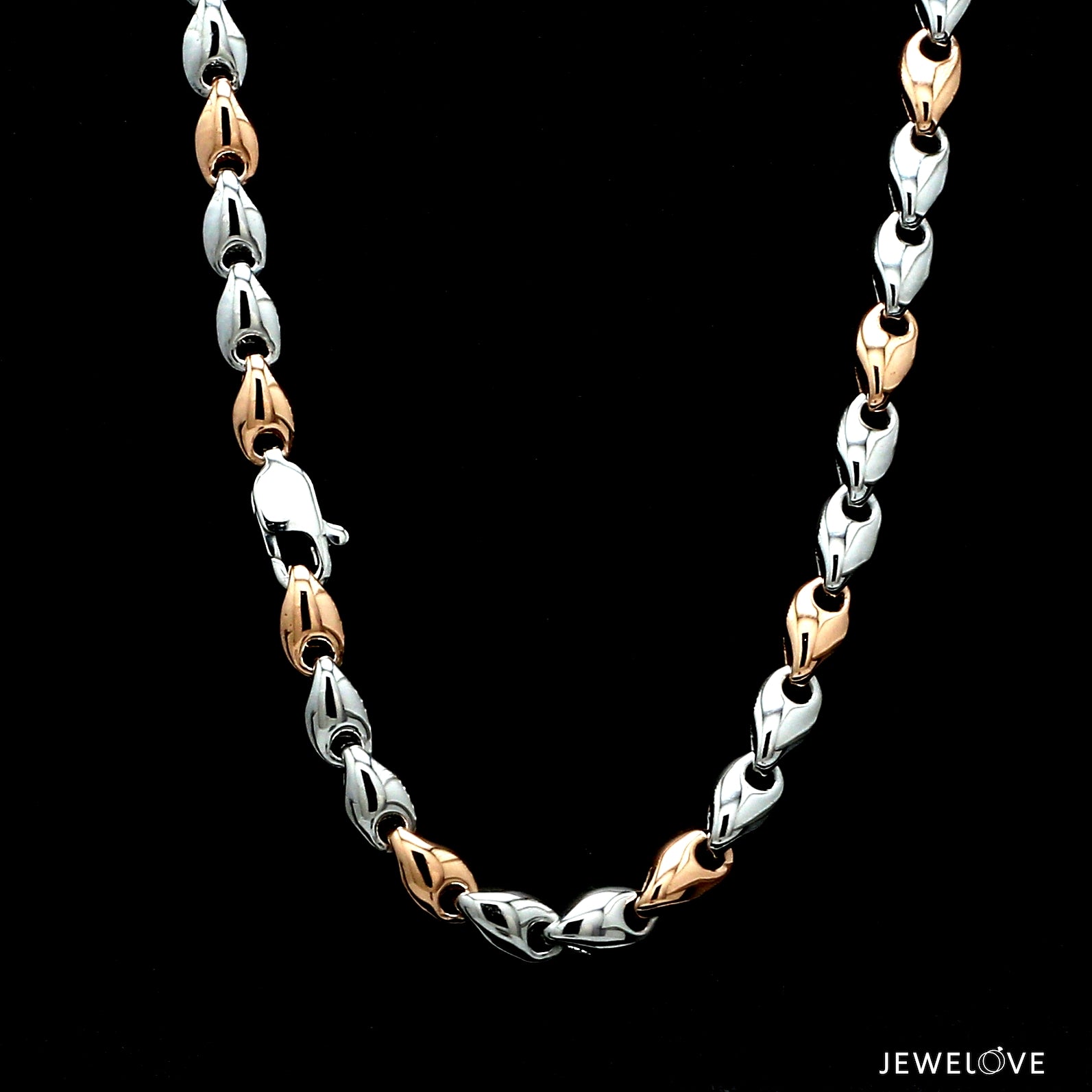 Men of Platinum | 5.75mm Platinum Rose Gold Heavy Chain for Men JL PT CH 1104-A   Jewelove.US