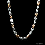 Load image into Gallery viewer, Men of Platinum | 5.75mm Platinum Rose Gold Heavy Chain for Men JL PT CH 1104-A   Jewelove.US
