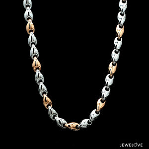 Men of Platinum | 5.75mm Platinum Rose Gold Heavy Chain for Men JL PT CH 1104-A   Jewelove.US