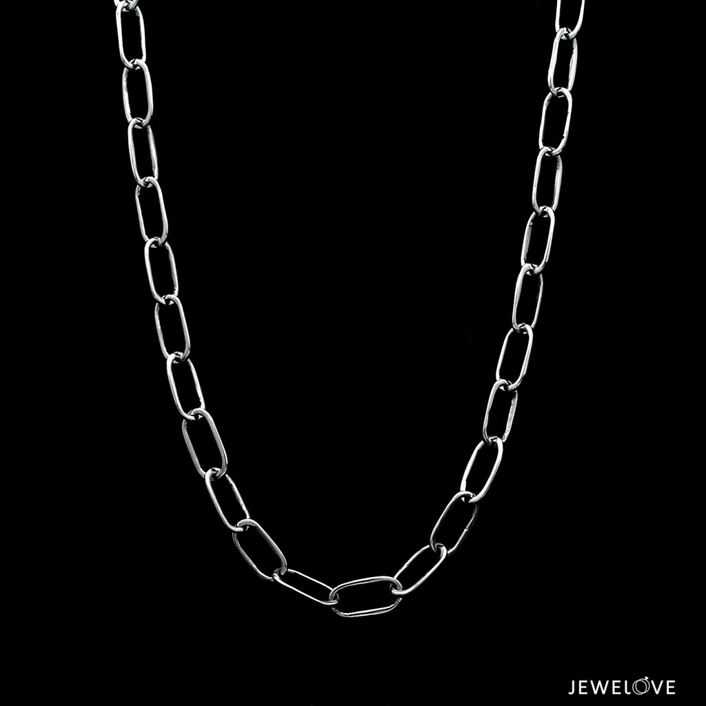 4.5mm Platinum Links Chain for Men JL PT CH 1284   Jewelove.US