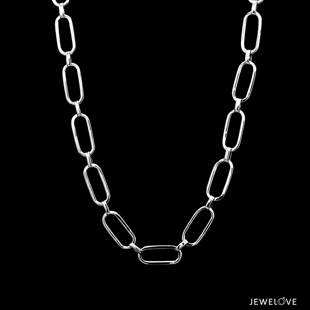 5.75mm Platinum Links Chain for Men JL PT CH 1287   Jewelove.US