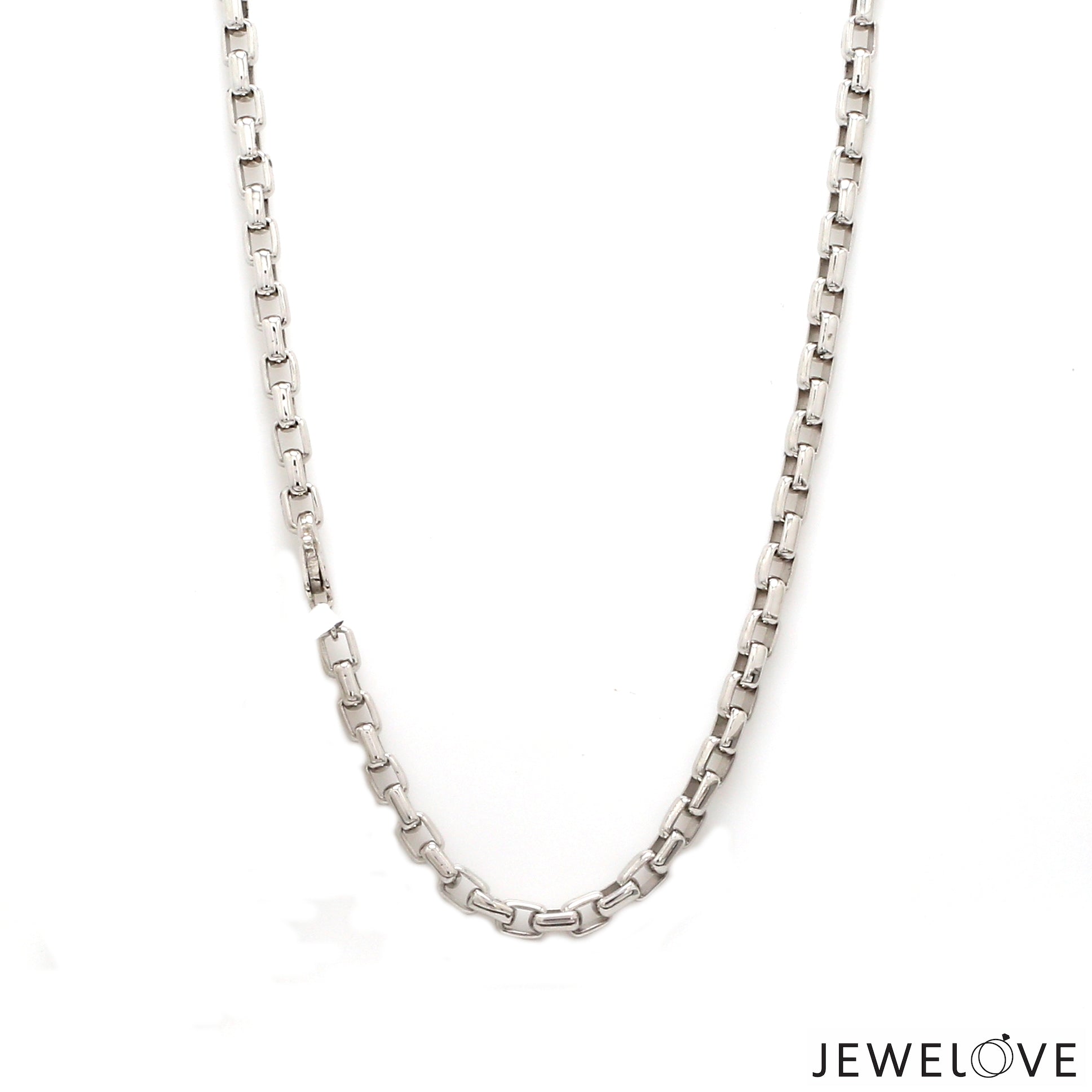 Men of Platinum | 3.75mm Platinum Heavy Chain for Men JL PT CH 1288   Jewelove.US