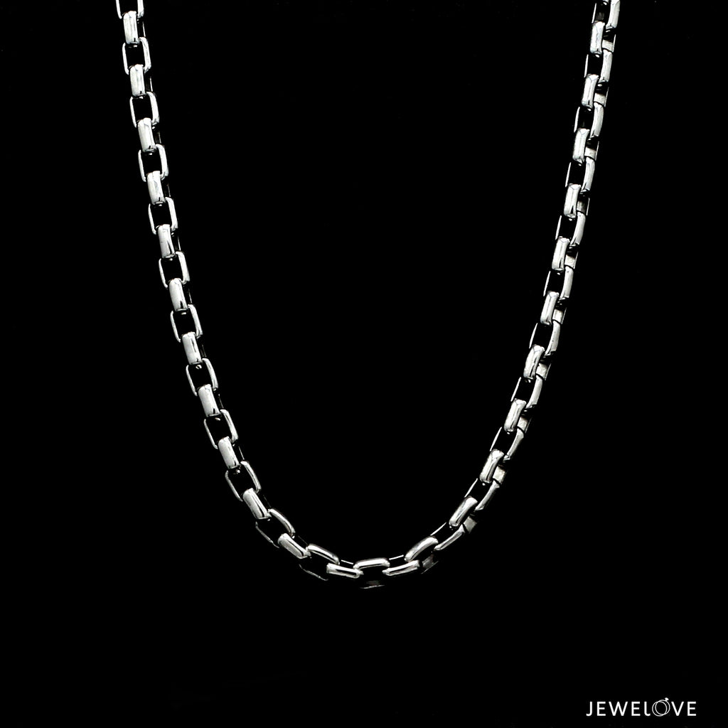 Men of Platinum | 3.75mm Platinum Heavy Chain for Men JL PT CH 1288   Jewelove.US