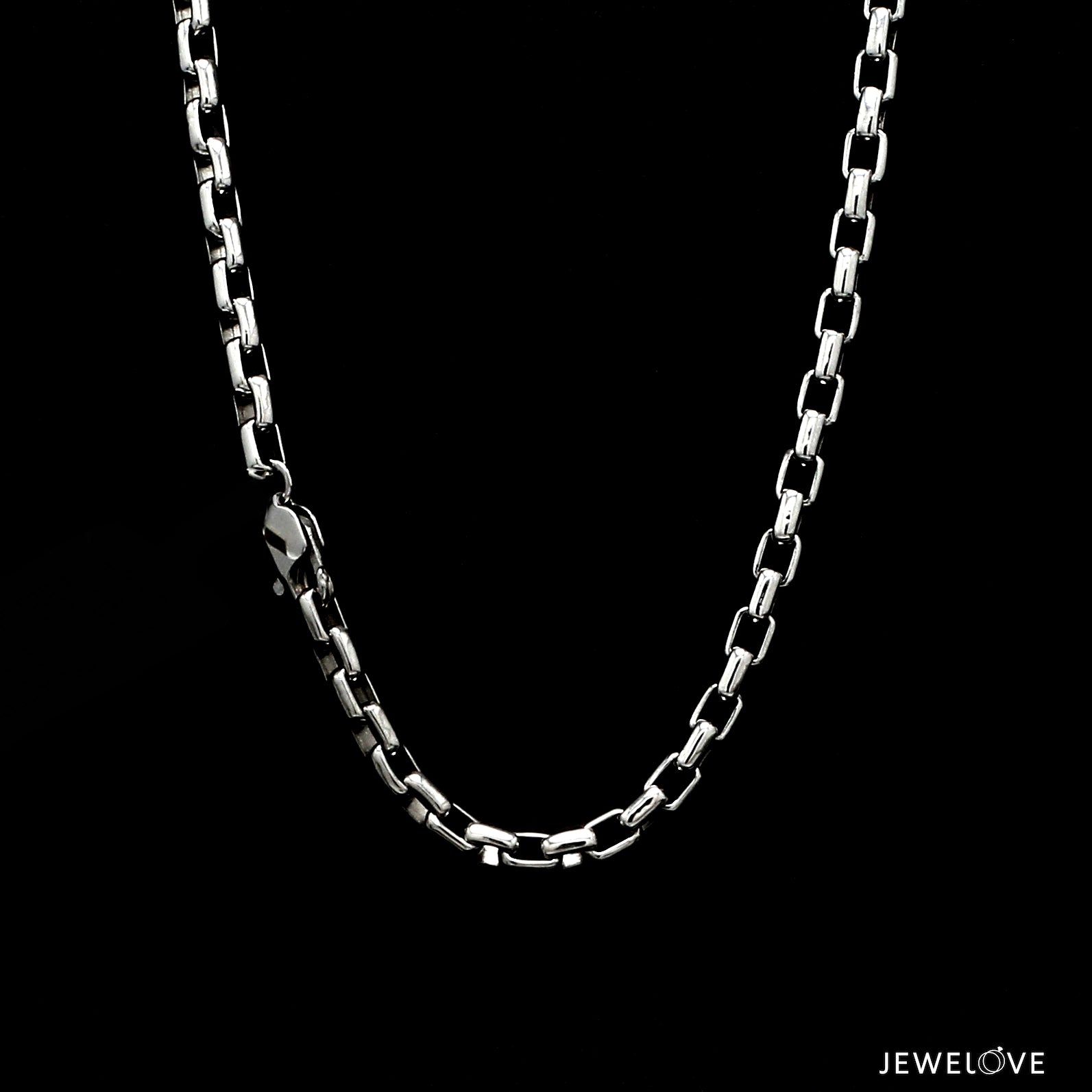 Men of Platinum | 3.75mm Platinum Heavy Chain for Men JL PT CH 1288   Jewelove.US