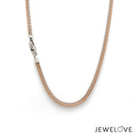 Load image into Gallery viewer, 2.75mm Platinum &amp; Rose Gold Round Chain for Men JL PT CH 1290   Jewelove.US

