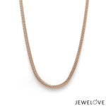 Load image into Gallery viewer, 2.75mm Platinum &amp; Rose Gold Round Chain for Men JL PT CH 1290   Jewelove.US
