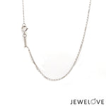 Load image into Gallery viewer, 1mm Thin Rectangular Links Platinum Chain JL PT CH 1291   Jewelove.US
