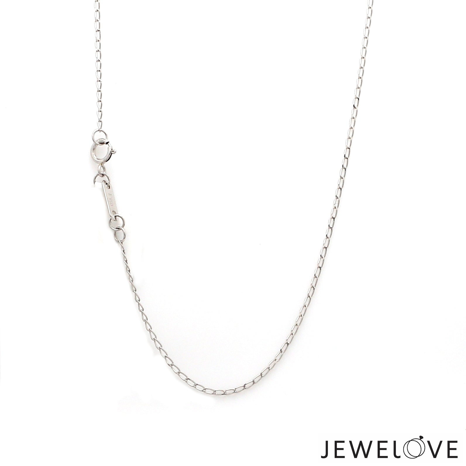 1mm Thin Links Platinum Chain JL PT CH 1292   Jewelove.US