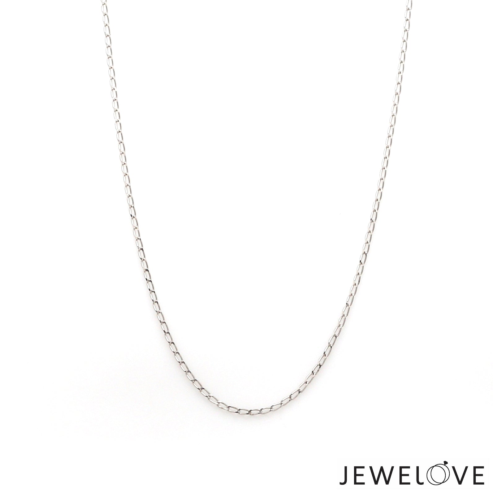 1mm Thin Links Platinum Chain JL PT CH 1292   Jewelove.US