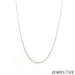 Load image into Gallery viewer, 1mm Thin Links Platinum Chain JL PT CH 1292   Jewelove.US
