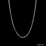 Load image into Gallery viewer, 1.75mm Double Rectangular Links Platinum Chain for Women JL PT CH 1293
