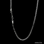 Load image into Gallery viewer, 1.75mm Double Rectangular Links Platinum Chain for Women JL PT CH 1293   Jewelove.US
