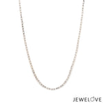 Load image into Gallery viewer, 1.75mm Double Rectangular Links Platinum Chain for Women JL PT CH 1293

