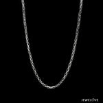 Load image into Gallery viewer, 1.75mm Double Rectangular Links Platinum Chain for Women JL PT CH 1293   Jewelove.US
