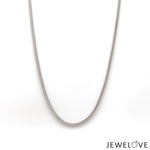 Load image into Gallery viewer, 2mm Platinum Square Chain for Men JL PT CH 1296   Jewelove.US
