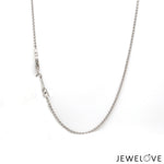 Load image into Gallery viewer, 1.5mm Platinum Wheat Chain for Unisex JL PT CH 1298   Jewelove.US
