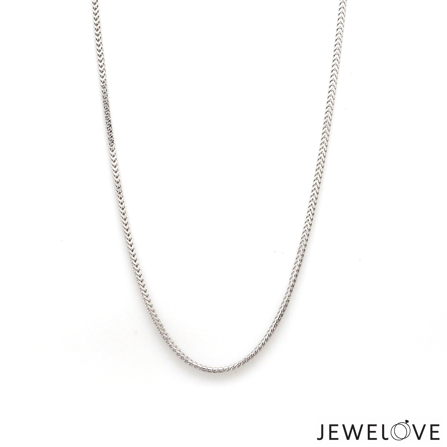 1.5mm Platinum Unisex Chain JL PT CH 1299   Jewelove.US