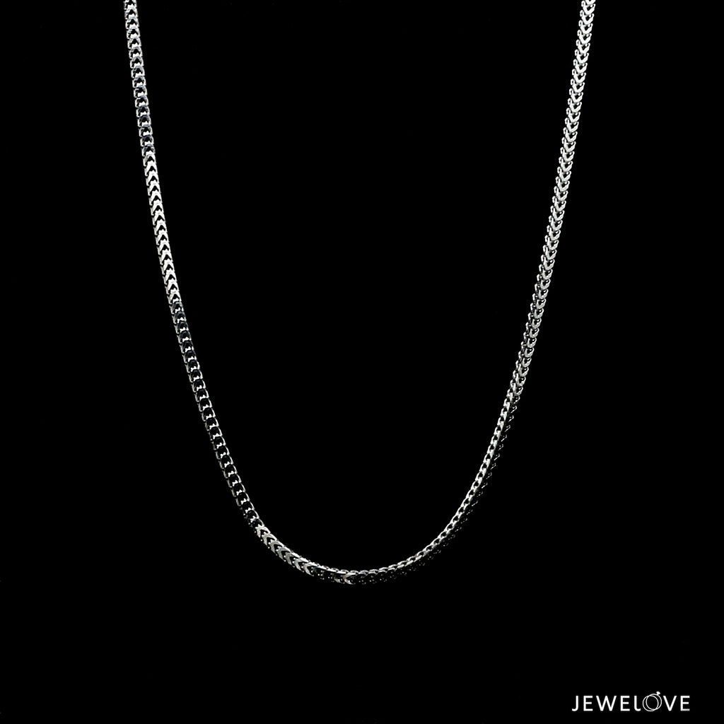 1.5mm Platinum Unisex Chain JL PT CH 1299   Jewelove.US