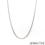 Load image into Gallery viewer, 1mm Platinum Chain for Women JL PT CH 1300   Jewelove.US
