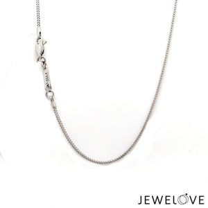 1mm Platinum Chain for Women JL PT CH 1300   Jewelove.US