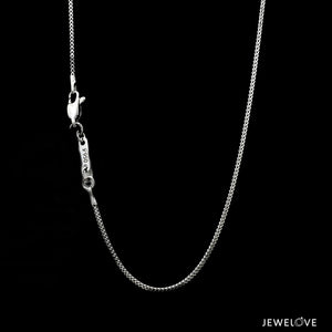 1mm Platinum Chain for Women JL PT CH 1300   Jewelove.US