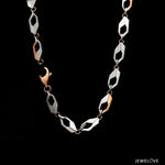 Load image into Gallery viewer, 6mm Platinum + Rose Gold Chain for Men JL PT CH 1303   Jewelove.US
