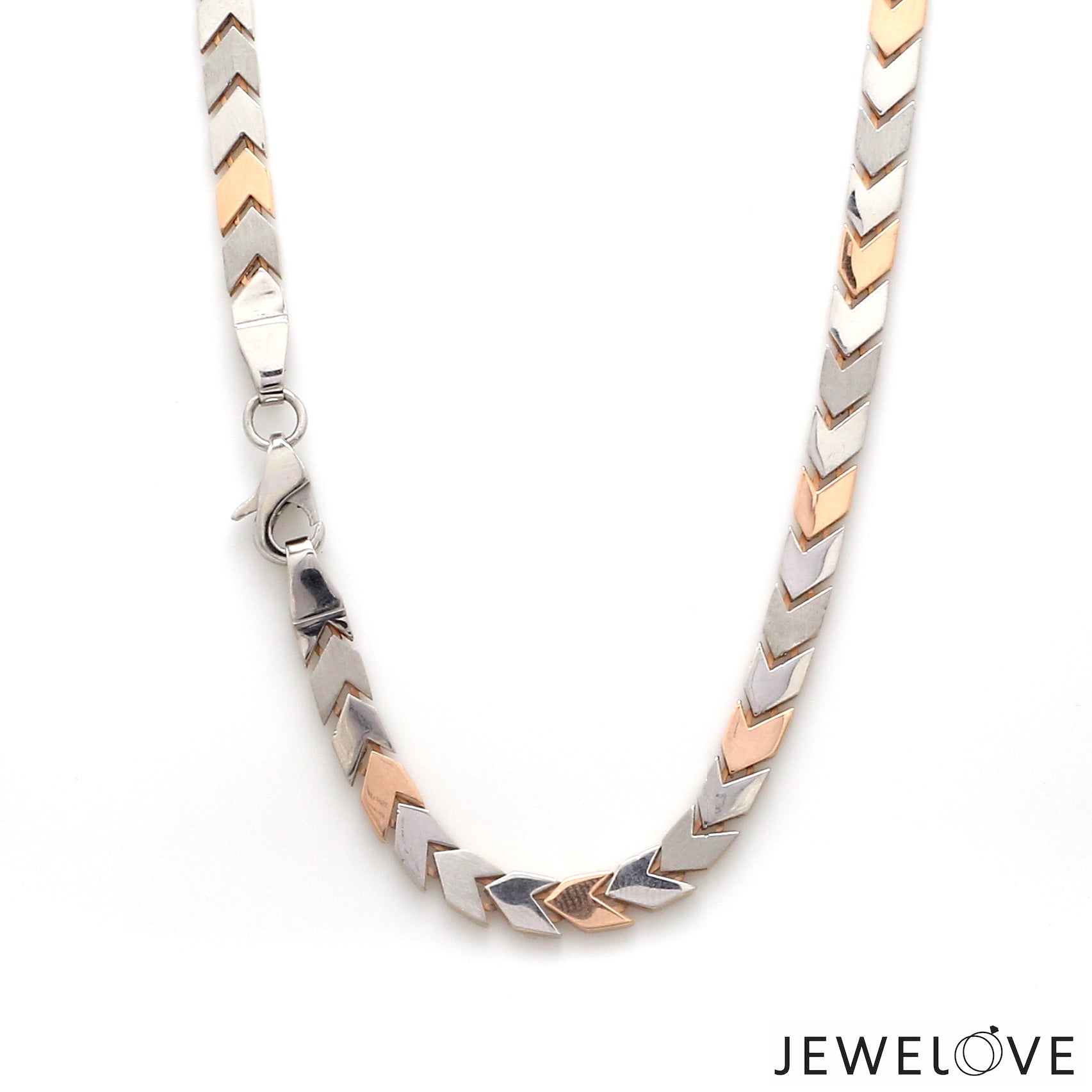 Men of Platinum | 5mm Rose Gold Fusion Chain for Men JL PT CH 1307