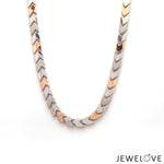 Load image into Gallery viewer, Men of Platinum | 5mm Rose Gold Fusion Chain for Men JL PT CH 1307
