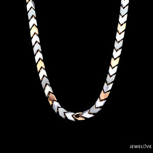 Men of Platinum | 5mm Rose Gold Fusion Chain for Men JL PT CH 1307