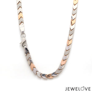 Men of Platinum | 5mm Rose Gold Fusion Chain for Men JL PT CH 1307
