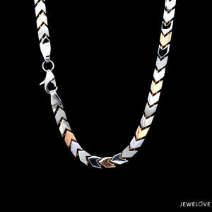 Men of Platinum | 5mm Rose Gold Fusion Chain for Men JL PT CH 1307