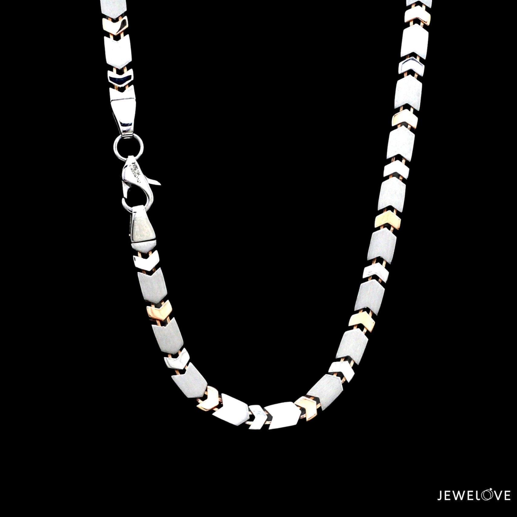 Men of Platinum | 5mm Rose Gold Fusion Chain for Men JL PT CH 1308