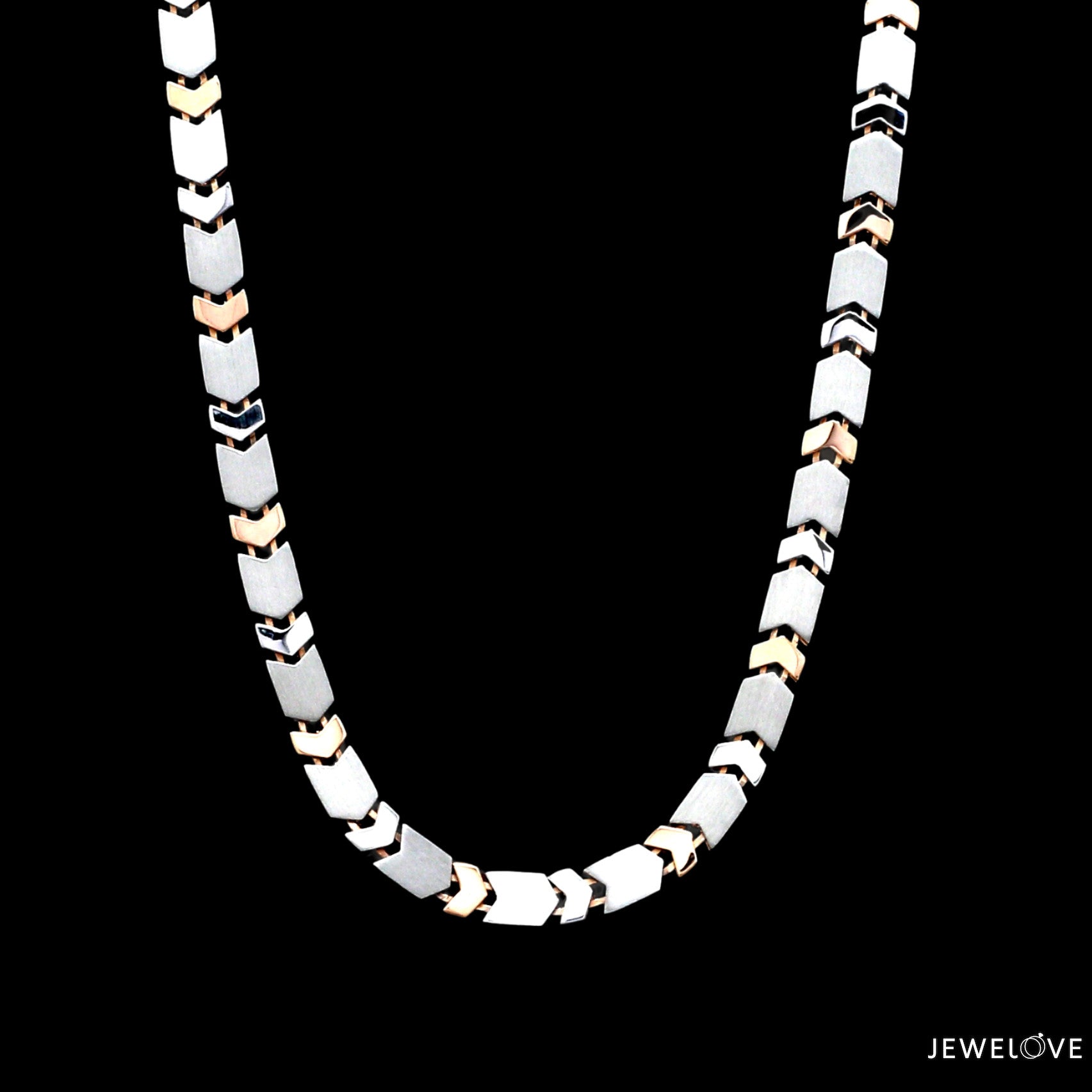 Men of Platinum | 5mm Rose Gold Fusion Chain for Men JL PT CH 1308