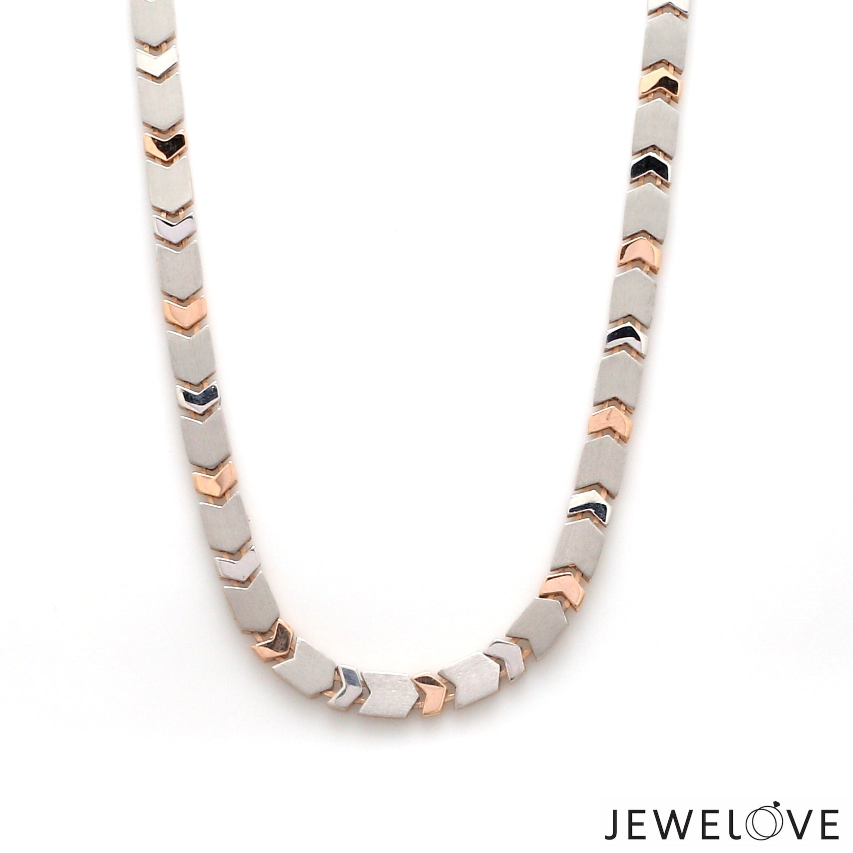 Men of Platinum | 5mm Rose Gold Fusion Chain for Men JL PT CH 1308