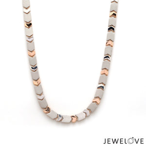 Men of Platinum | 5mm Rose Gold Fusion Chain for Men JL PT CH 1308