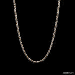Load image into Gallery viewer, Men of Platinum | 2.5mm Rose Gold Fusion Rope Chain for Men JL PT CH 1309

