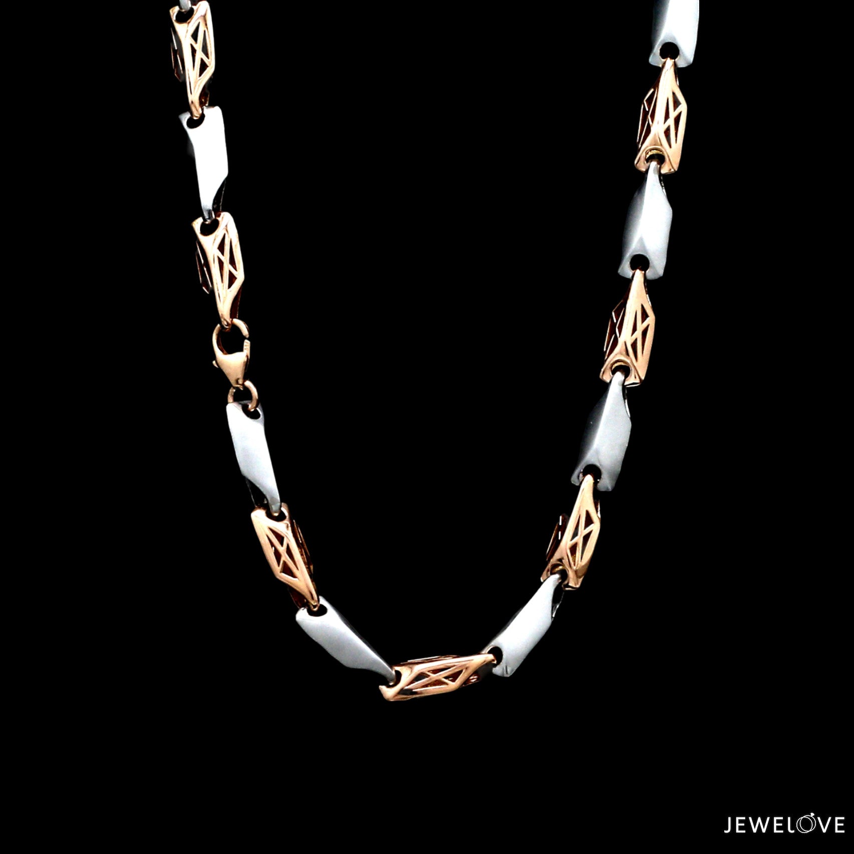 Men of Platinum | 5.75mm Rose Gold Fusion Rope Chain for Men JL PT CH 1310