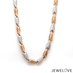 Load image into Gallery viewer, Men of Platinum | 5.75mm Rose Gold Fusion Rope Chain for Men JL PT CH 1310

