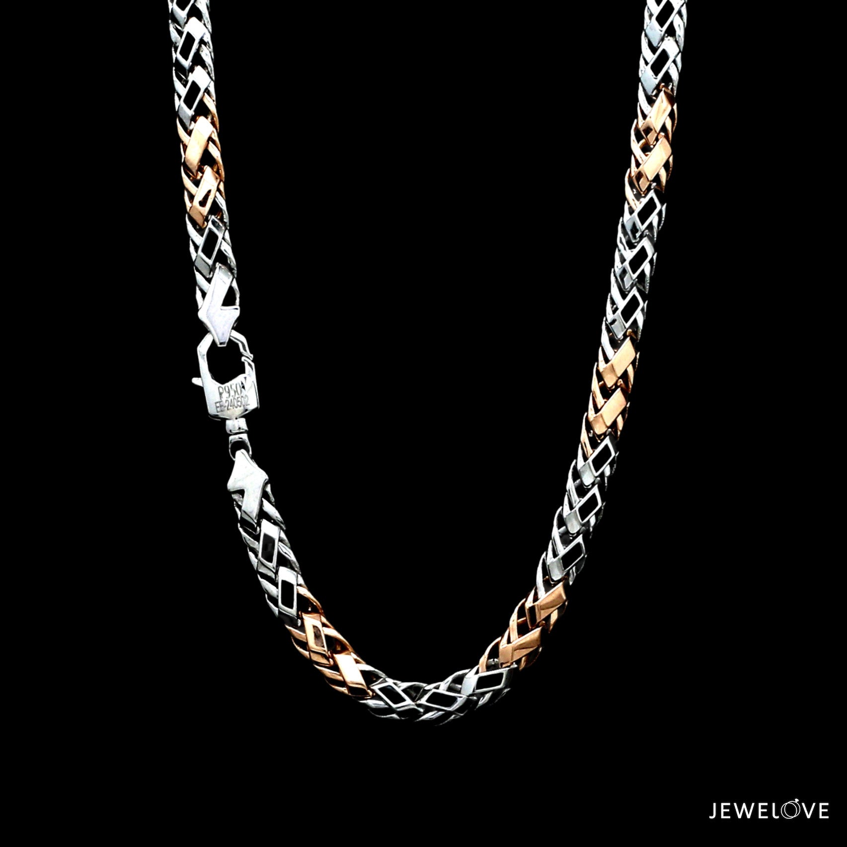 Men of Platinum | 5mm Rose Gold Fusion Chain for Men JL PT CH 1311