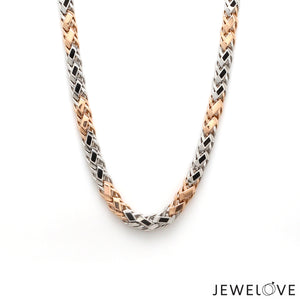 Men of Platinum | 5mm Rose Gold Fusion Chain for Men JL PT CH 1311