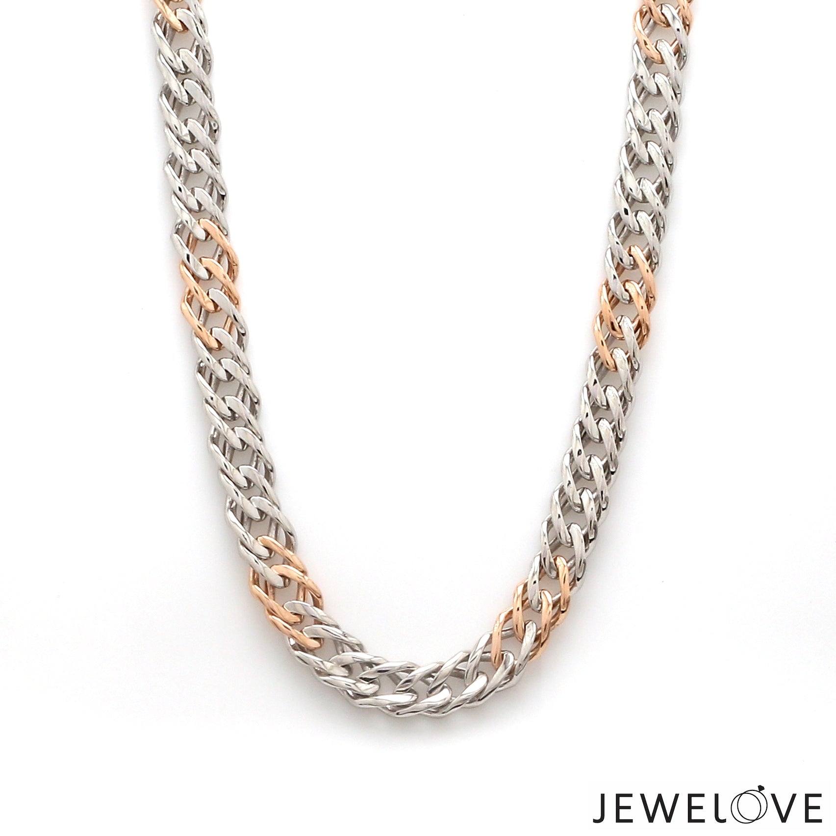 Men of Platinum | Rose Gold Fusion Chain for Men JL PT CH 1312