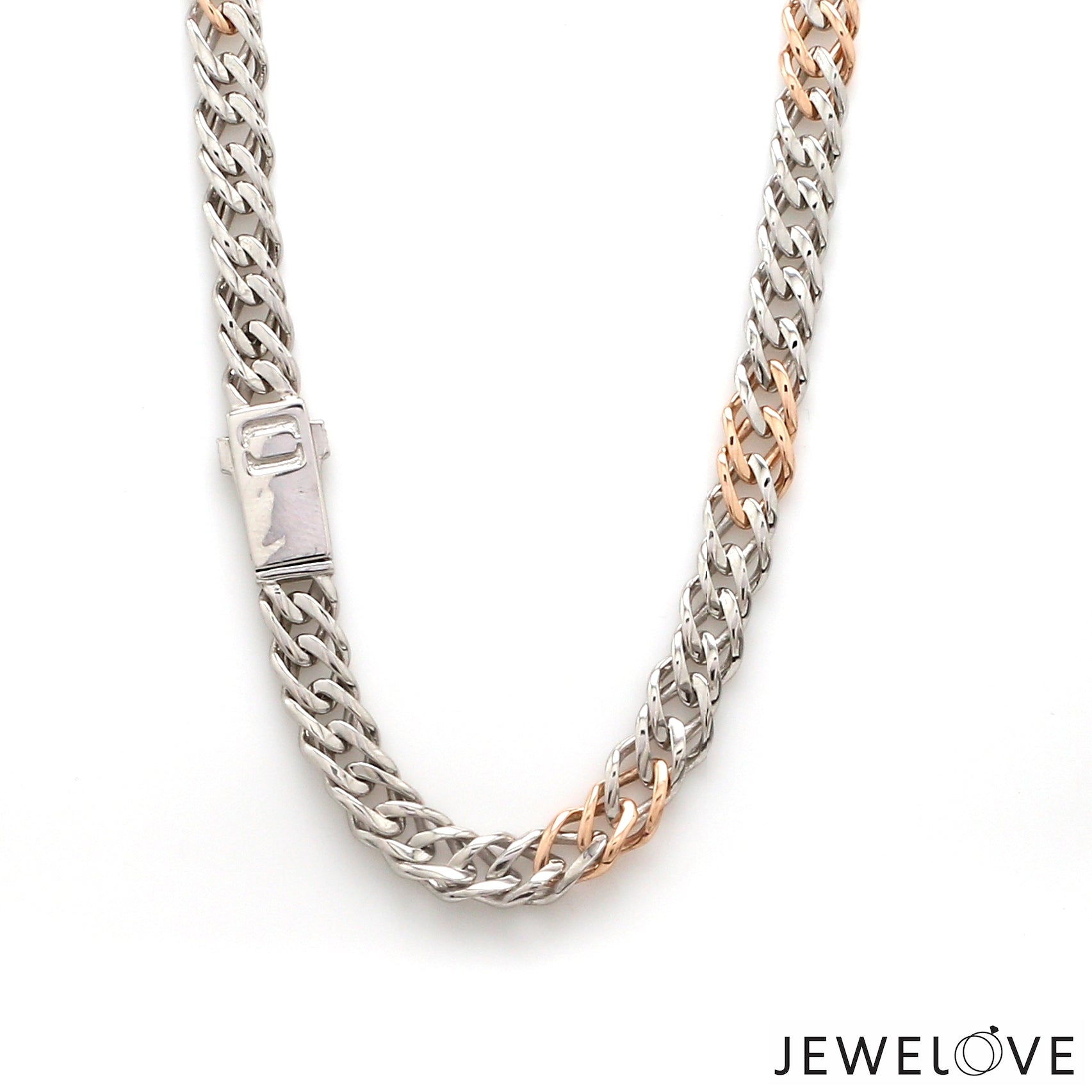 Men of Platinum | Rose Gold Fusion Chain for Men JL PT CH 1312