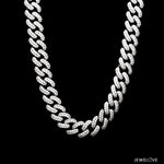 Load image into Gallery viewer, 9mm Platinum Lab Grown Diamond Cuban Chain for Men JL PT CH 1326-LG
