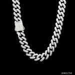 Load image into Gallery viewer, 9mm Platinum Lab Grown Diamond Cuban Chain for Men JL PT CH 1326-LG
