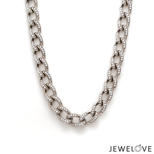 Platinum Diamond Heavy Chain for Men JL PT CH 1327