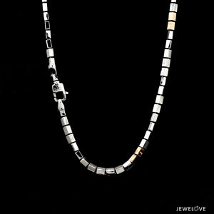 Men of Platinum | 3.5mm Platinum Rose Gold Heavy Chain for Men JL PT CH 1331