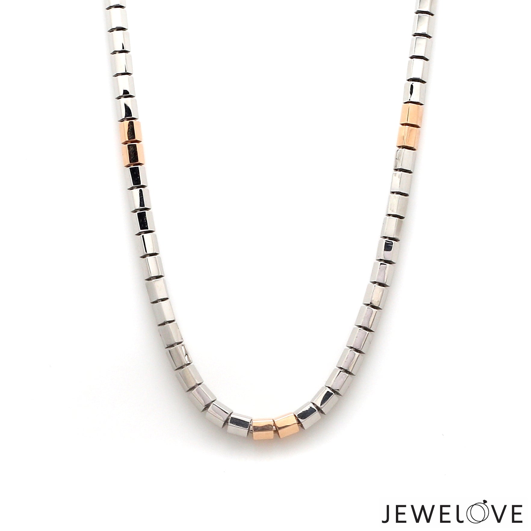 Men of Platinum | 3.5mm Platinum Rose Gold Heavy Chain for Men JL PT CH 1331